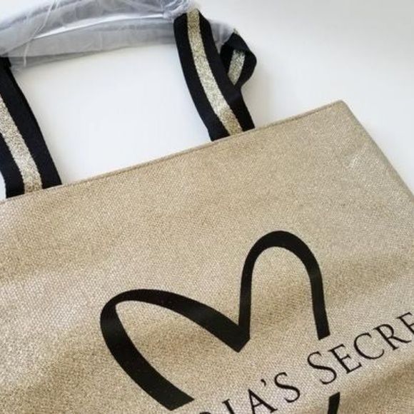 NW Victorias Secret Fashion Show Metallic tote bag - Picture 5 of 8
